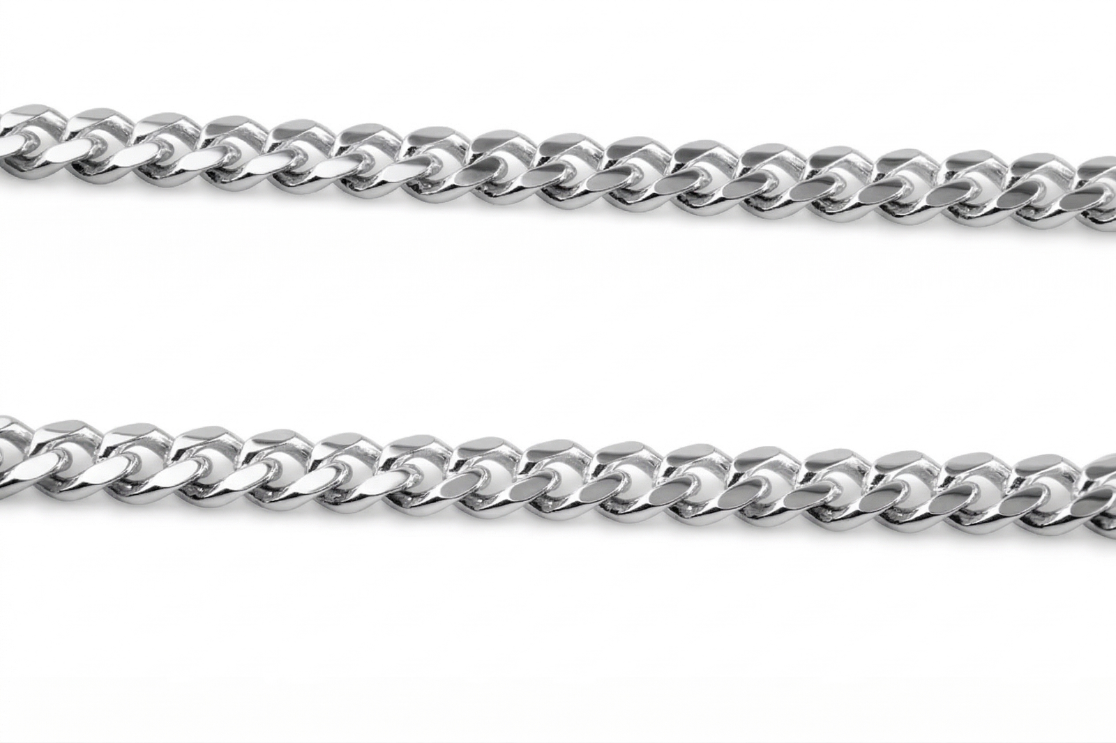 Feine Damenkette Silber - Image 3