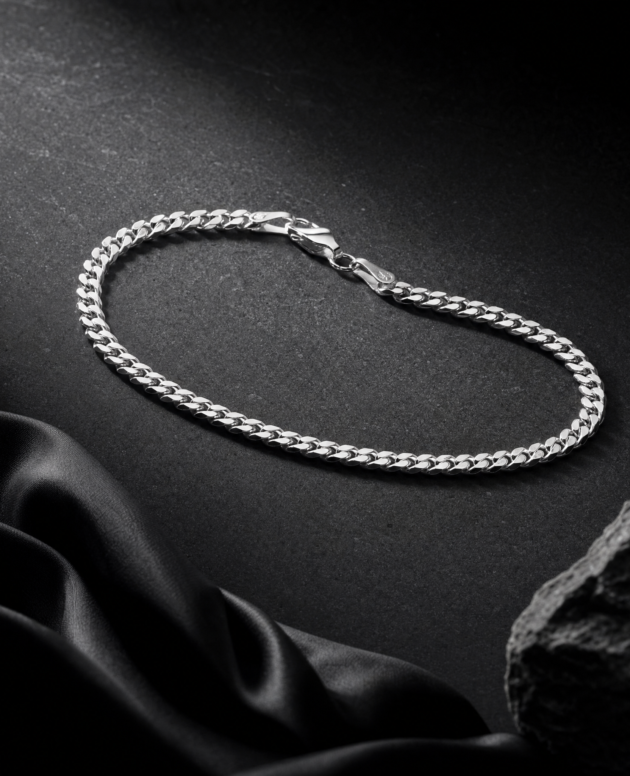 Figaroarmband Silber