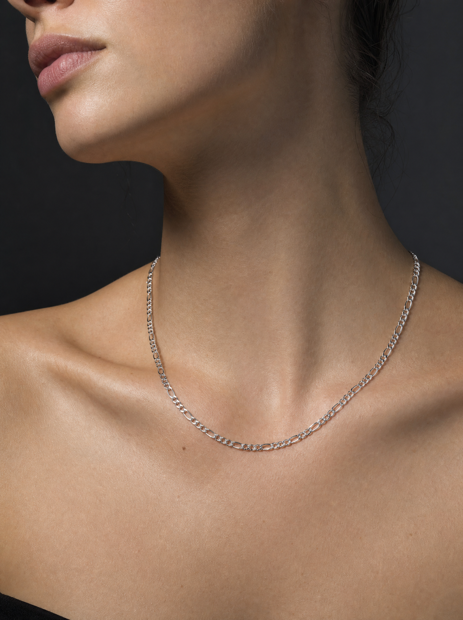 Figarokette Silber - Image 2