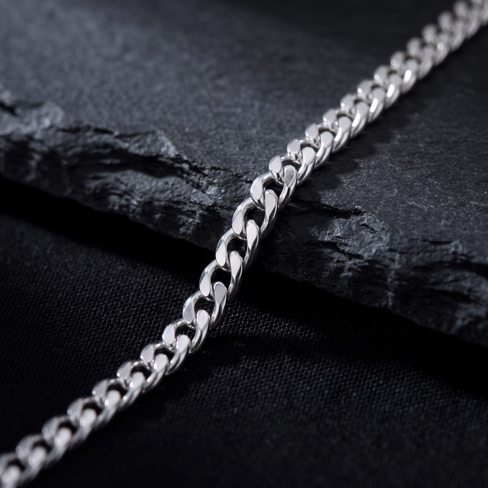 Panzerarmband Silber – Bild 3