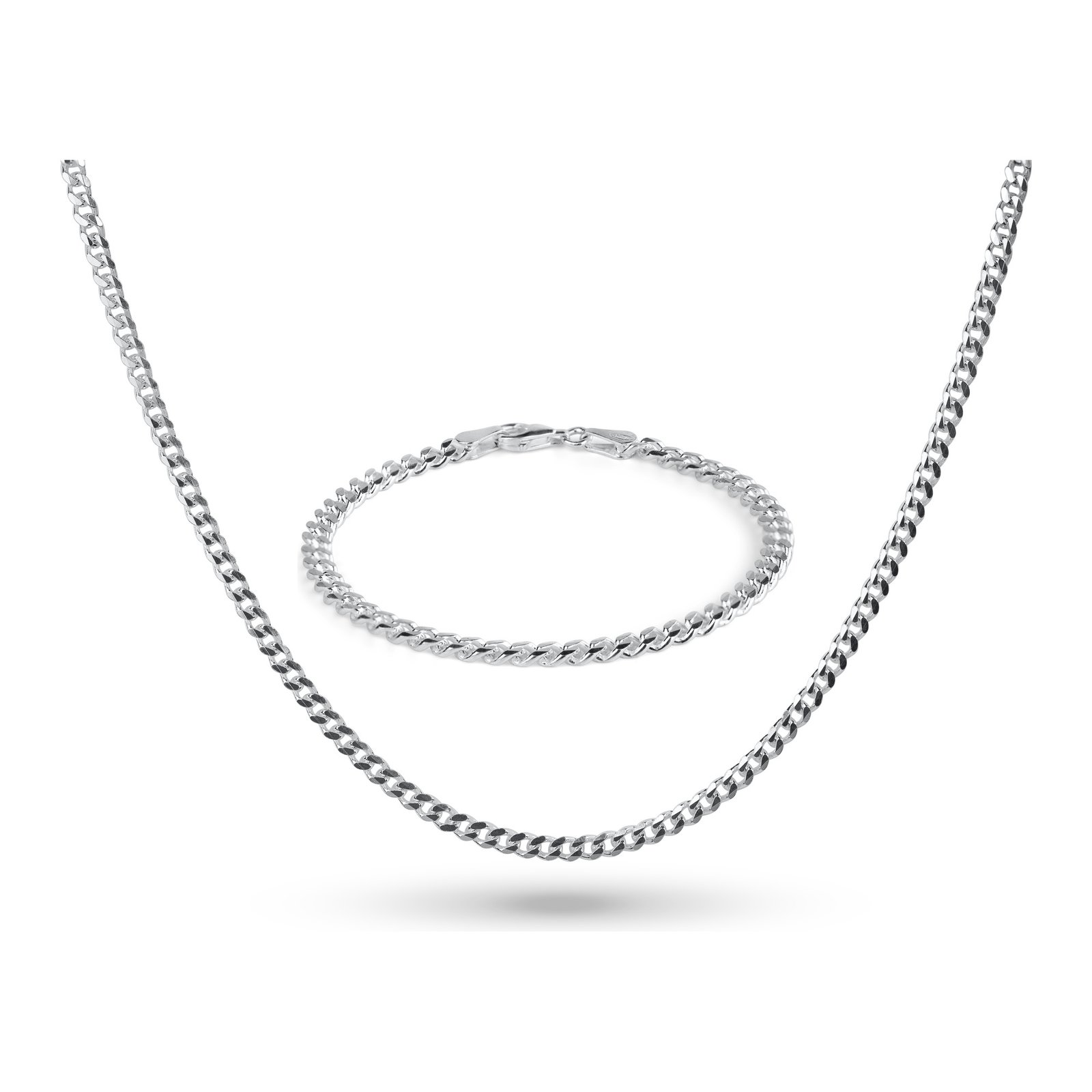 Panzer-Set · Kette + Armband